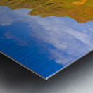 Na Pali coastline taken from cruise along Kauai shore Impression metal