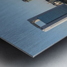 Panorama of the city of Buenos Aires in Argentina with artificia Metal print