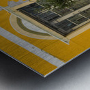 Wall mural on building in Punta Arenas in Chile Impression metal