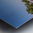 The Creek by Bur Dubai and Al Seef with large docked boats Metal print