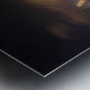 Offices and apartments of Dubai Business Bay with district behin Metal print