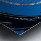 Fisheye view of Ain Dubai observation wheel on Bluewaters Island Metal print