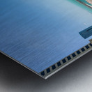 Panorama of Dubai observation wheel on Bluewaters Island Metal print