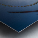 Fisheye view of Ain Dubai observation wheel on Bluewaters Island Impression metal