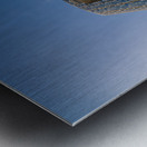 Fisheye view of hotels and apartments in JBR Beach Metal print