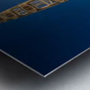 Fisheye view of Ain Dubai observation wheel on Bluewaters Island Impression metal