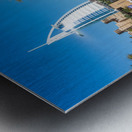 View of waterways around Souk Madinat Jumeirah in Dubai Metal print