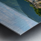 Aerial panoramic image of Cheat River Gorge overlook Metal print