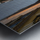 Lovat Lane in the City of London with skyscrapers filling sky Impression metal