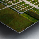 Top down view of Governors Palace in Williamsburg Virginia Metal print