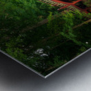 Crim Dell bridge at William and Mary college Metal print