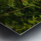 Oil painting of Crim Dell bridge at William and Mary college Impression metal