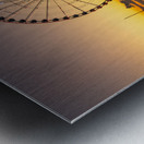 Ferris wheel at National Harbor at sunset Impression metal