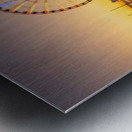 Ferris wheel at National Harbor at sunset Metal print