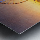 Digital art of Ferris wheel at National Harbor Metal print