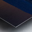 Supermoon rises in the sky above Morgantown in West Virginia Metal print