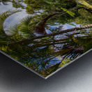 Gorgeous lagoon and lake in the Na Aina Kai sculpture garden Metal print
