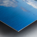 Panoramic view of Princeville coastline on Kauai Impression metal