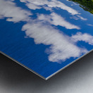 Wailua River bends around a meadow on Kauai Impression metal