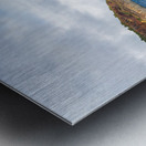 Kilauae lighthouse on headland seen from Mokolea Point Metal print