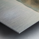 Mist rises from Cheat Lake in the early morning as the sun rises Metal print