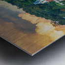 Brooks Hall and Woodburn Hall at dusk in Morgantown WV Metal print