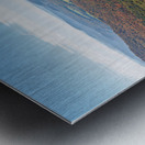 View of the fall colors of Pennsylvania to High Point Lake Metal print