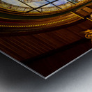 The Angel among the Lilies. Tiffany stained glass window. 1896 Metal print