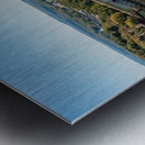 Historic rail bridge between Dubuque Iowa and East Dubuque Metal print