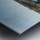 Viking Mississippi river cruise boat docked in Dubuque Metal print