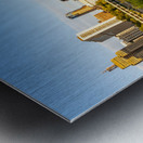 Railroad bridge over Mississippi river at sunrise in St Paul Metal print