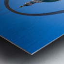 Dome of Old Courthouse in St Louis Missouri with statue in fount Metal print