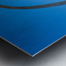 Dome of Old Courthouse in St Louis Missouri against Gateway arch Metal print