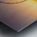 Impressionistic view of Ferris wheel at National Harbor at sunse Metal print