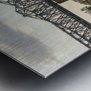 Paddle Steamer American Queen departs from Natchez Mississippi Metal print