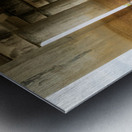 Supporting pillars of I-10 bridge above Atchafalaya basin in Lou Metal print