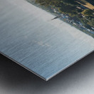 Townscape of Natchez in Mississippi with old mansion grounds Metal print