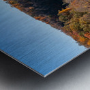 Panoramic fall trees around the water at Cheat Lake Park Morgan Metal print