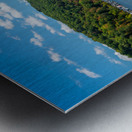 Early fall colors on Cheat Lake in Morgantown WV Metal print