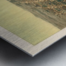 Restored birds eye view of street plan of Alexandria VA 1863 Metal print