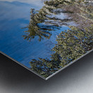 Coopers Rock overlook covered in winter snow near Morgantown Metal print