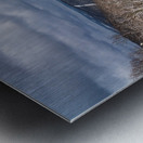 Snowy Cheat River Canyon at Coopers Rock on winter afternoon Metal print