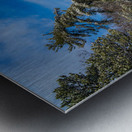 Coopers Rock overlook covered in winter snow near Morgantown Metal print