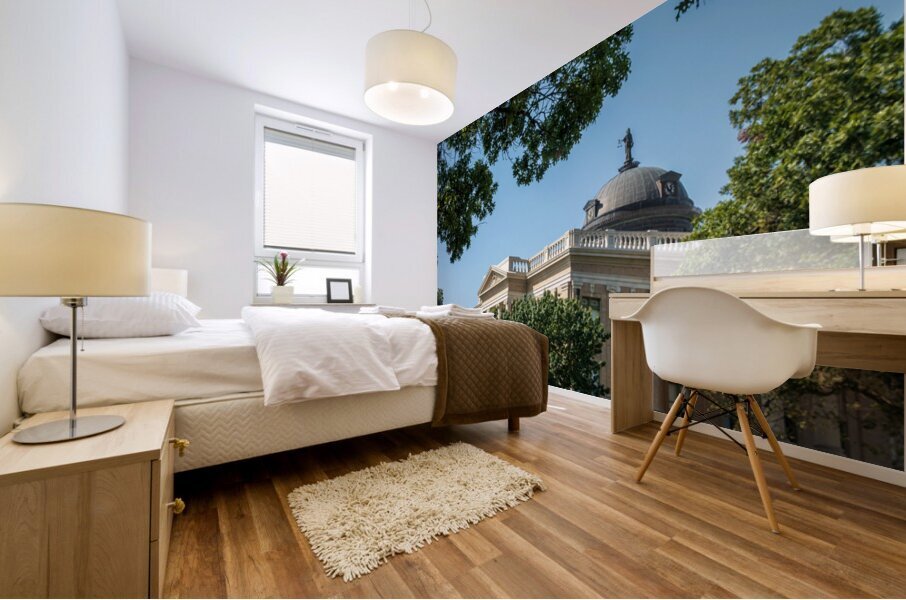 Historic Georgetown Courthouse in the town square in Texas Impression murale