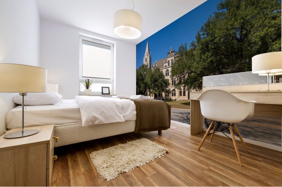 Southwestern University: Cullen Building Mural print