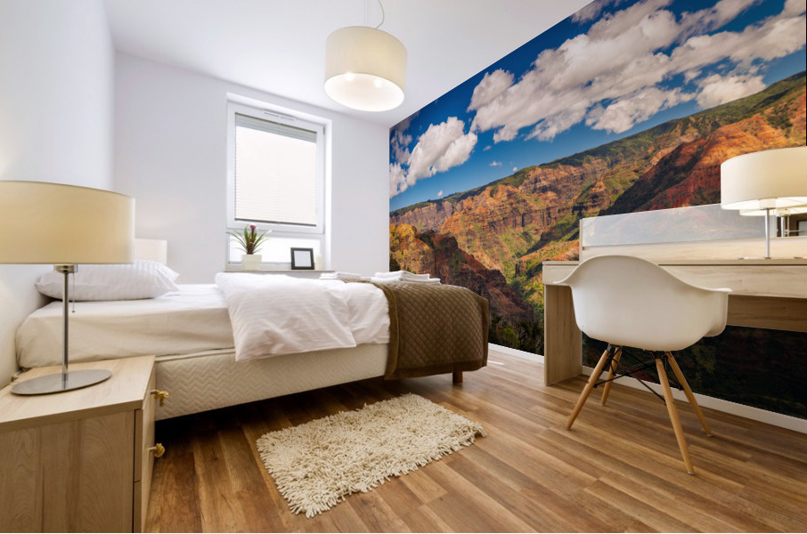 Panorama of the Waimea Canyon on Kauai Mural print