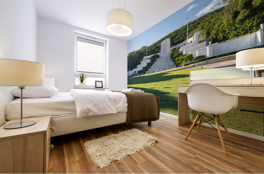 National Memorial Cemetery of the Pacific Mural print