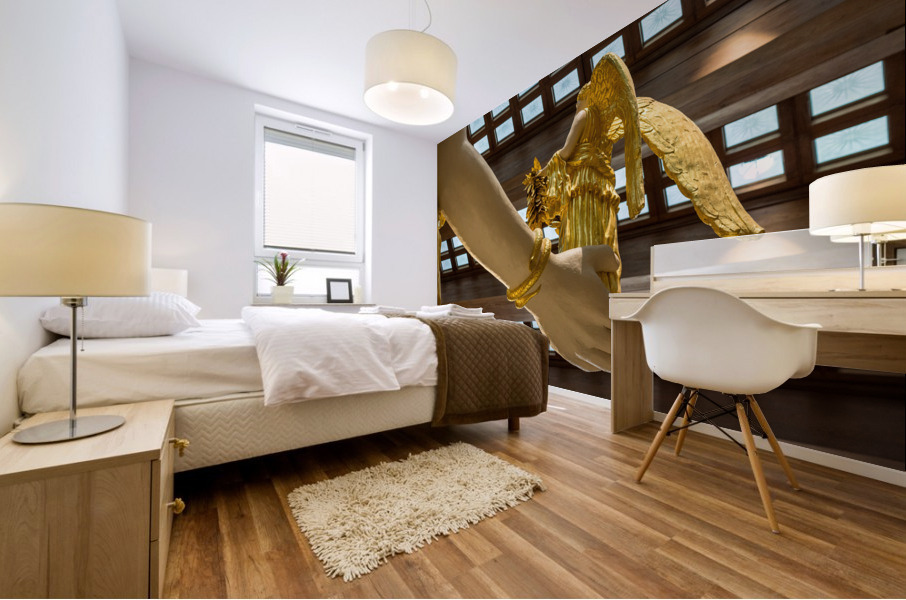 Statue of Athena in Nashville Parthenon Mural print