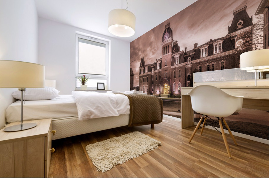 Woodburn Hall at West Virginia University in Morgantown WV Mural print