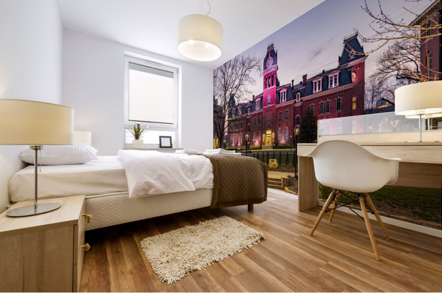 Woodburn Hall at West Virginia University in Morgantown WV Mural print